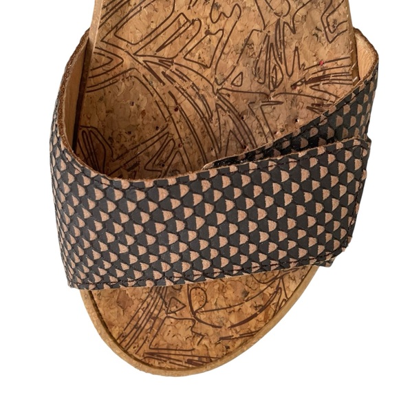 Mobils Mephisto Leather Ergonomic 37 Sandals Brown Comfort Granola Girl Gorpcore - Picture 8 of 15